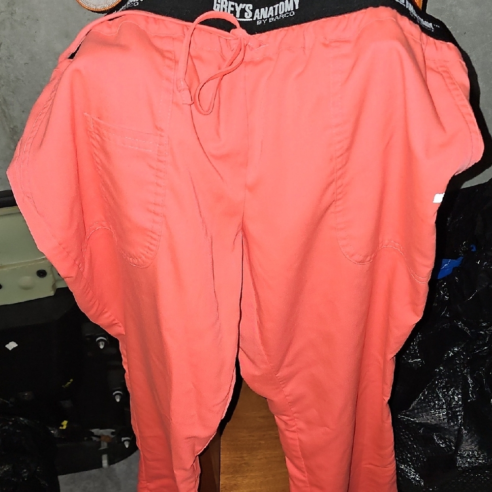 Grey's Anatomy Coral Scrub Pants